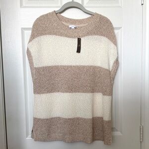 J Jill Pure Jill striped knit sweater